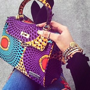 Africa print bag